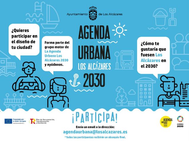 ¿Cómo te gustaría que fuese Los Alcázares en 2030? El Ayuntamiento invita a los vecinos a participar en la mejora del municipio