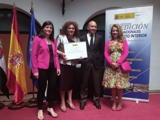 La Consejería respalda la labor del Ayuntamiento de Los Alcázares, reconocida en los Premios Nacionales de Comercio