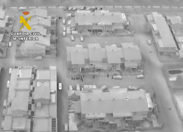 La Guardia Civil desmantela en Los Alcázares un grupo criminal dedicado al tráfico de drogas