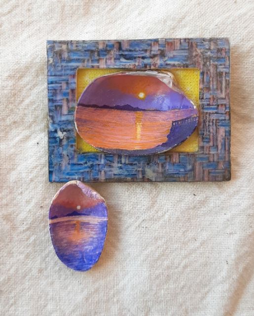 “Memorias del Mar Menor”: la artista Rosa de Soto presenta sus delicados paisajes en miniatura en Los Alcázares