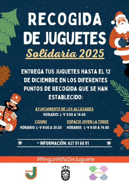 Arranca en Los Alcázares la recogida solidaria de juguetes para que ningún niño se quede sin regalo estas fiestas