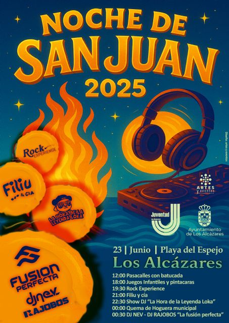 Los Alcázares volverá a vivir una Noche de San Juan mágica junto al Mar Menor