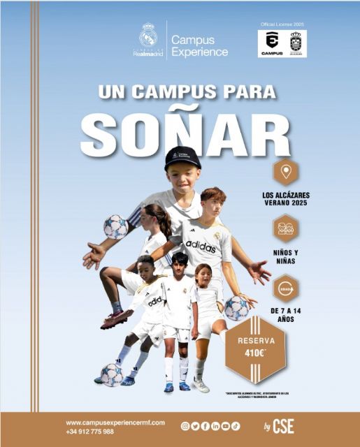 El Campus Experience de la Fundación Real Madrid llega este verano a Los Alcázares