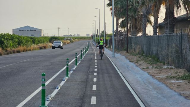 Los Alcázares y San Javier ya están conectados por carril bici