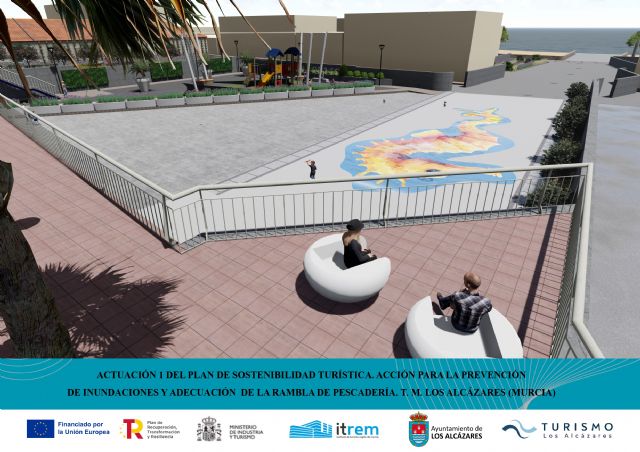 Los Alcázares apuesta por la renaturalización de la Rambla de La Pescadería como medida contra inundaciones y motor turístico