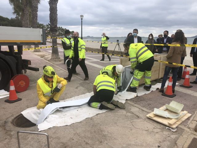 La Comunidad ultima las obras de reparación de colectores de saneamiento en varias zonas de Los Alcázares