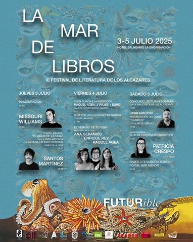 El festival literario 'La mar de libros' arranca este jueves en Los Alcázares