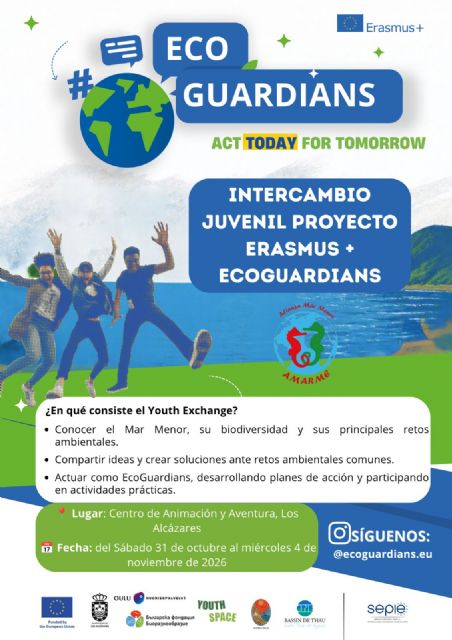 Los Alcázares se convierte en capital juvenil medioambiental de Europa con el encuentro internacional EcoGuardians