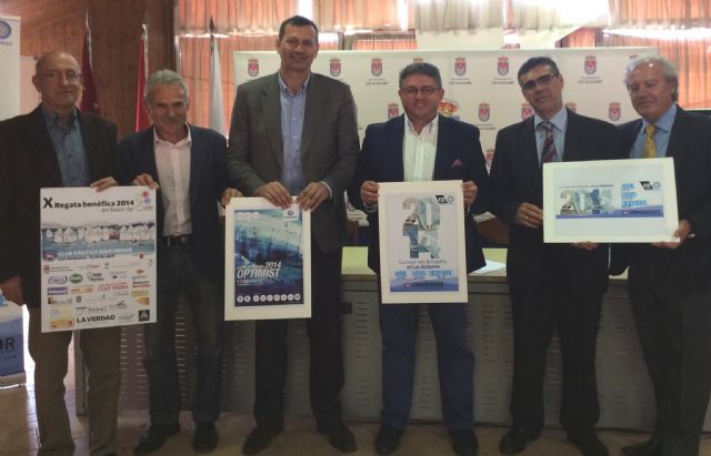 Peñalver presenta la X Regata benéfica a favor de Assido Cartagena y la Copa de España de clase Optimis t