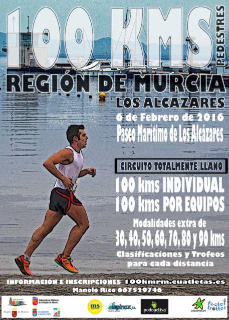 Este martes, presentación de los 100km. Pedestres Región de Murcia 'Los Alcázares'