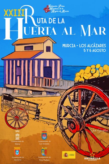 El sábado 6 de agosto los huertanos vuelven a Los Alcázares en la XXIII Ruta de la Huerta al Mar