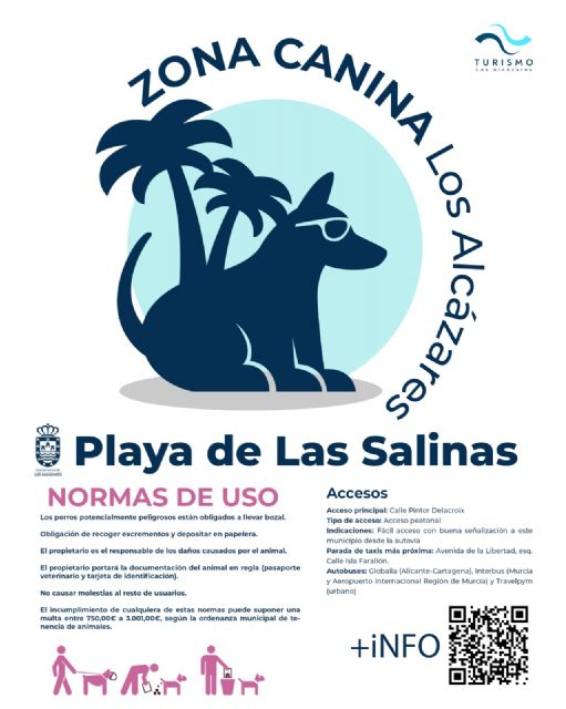 Los Alcázares estrenará la primera playa canina del Mar Menor