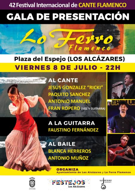 Los Alcázares acoge la presentación del Festival de Lo Ferro con una gala en la Plaza del Espejo