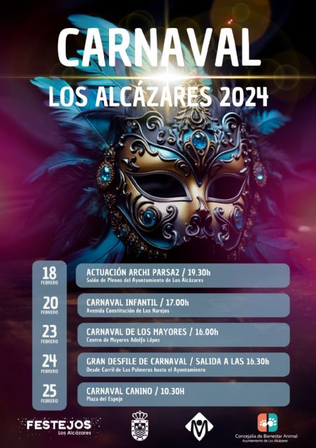 Los AlcÃ¡zares presenta un completo programa para su Carnaval 2024