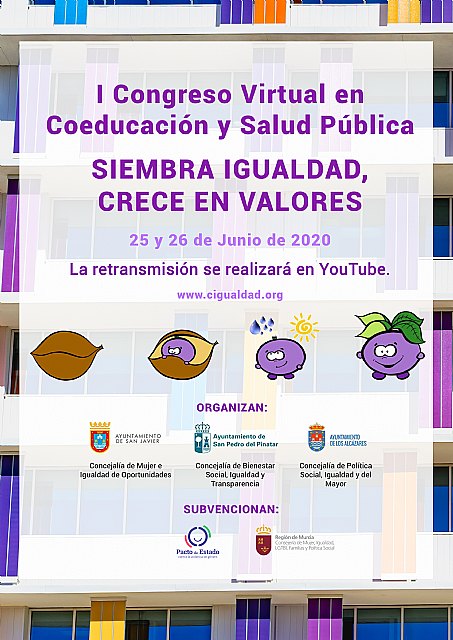 Tres ayuntamientos costeros del Mar Menor se unen para la celebración de un congreso online de salud pública