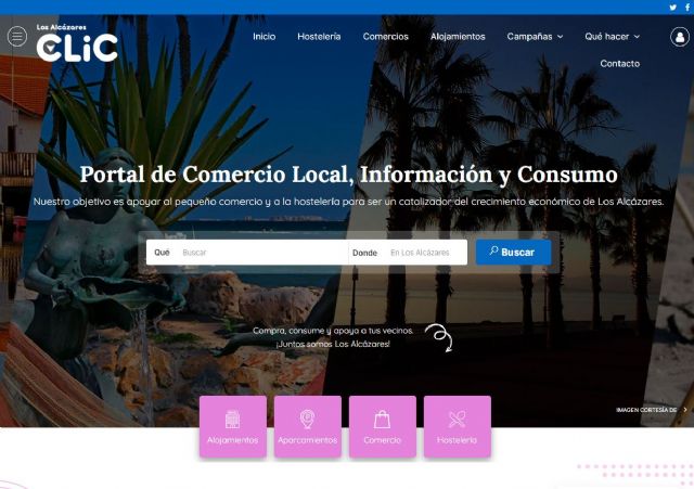 'Clic', el Portal de Comercio Local, Información y Consumo de Los Alcázares