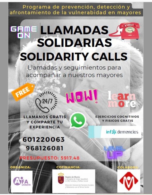 La concejalía del Mayor colabora con AFA Levante en 'La llamada solidaria'