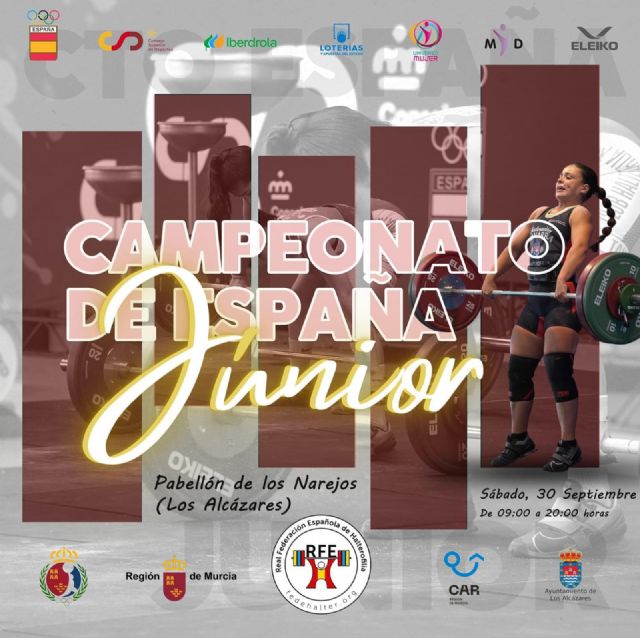 Los Alcázares acoge el Campeonato de España Junior de Halterofilia