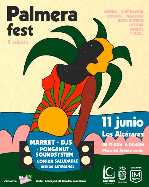 Arte, cultura y música en el 'Palmera Fest' de Los Alcázares