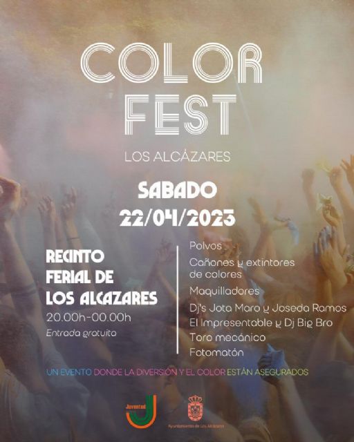 Fiesta y entretenimiento asegurados en el 'Color Fest' de Los Alcázares